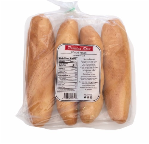 Parisian Star™ Artisan Hoagie Rolls Perspective: back