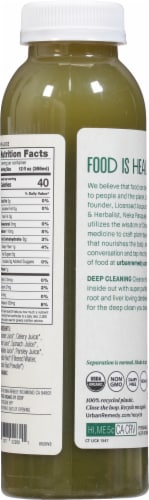 Urban Remedy Deep Cleaning Low-Glycemic Juice Perspective: back