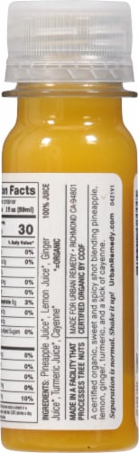 Urban Remedy Turmeric Relieve Shot Perspective: back