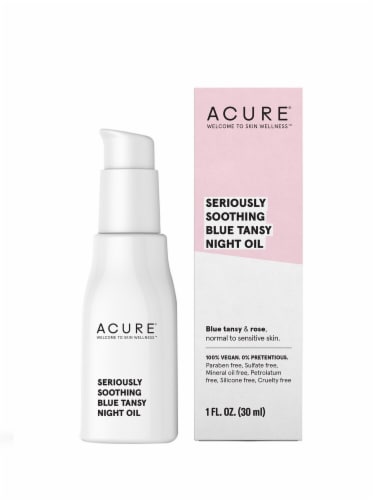 Acure Seriously Soothing Blue Tansy Night Oil Perspective: back