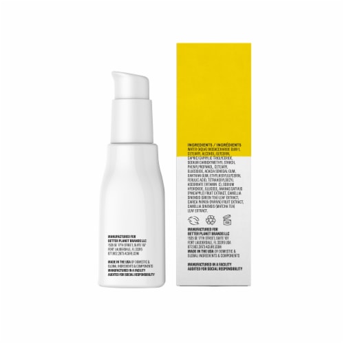 Acure® Brightening Vitamin C & Ferulic Acid Oil Free Face Serum Perspective: back