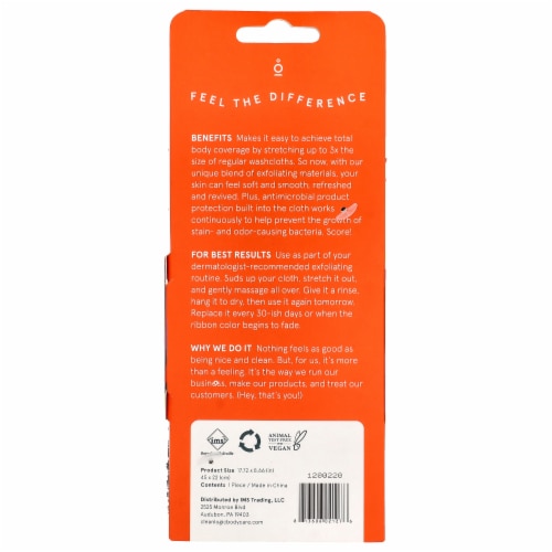 Cleanlogic® Exfoliating Stretch Cloth Perspective: back