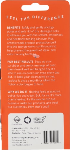 Cleanlogic® Detoxify Body Exfoliator Perspective: back