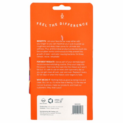 CleanLogic Sport Exfoliating Soap Saver - 1 Count Perspective: back