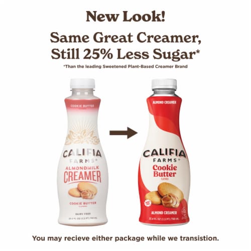 Califia Farms - Almond Creamer Cookie Butter 25.4oz Perspective: back