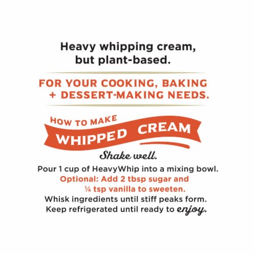Califia Farms® Dairy Free Heavy Whip Substitute Perspective: back
