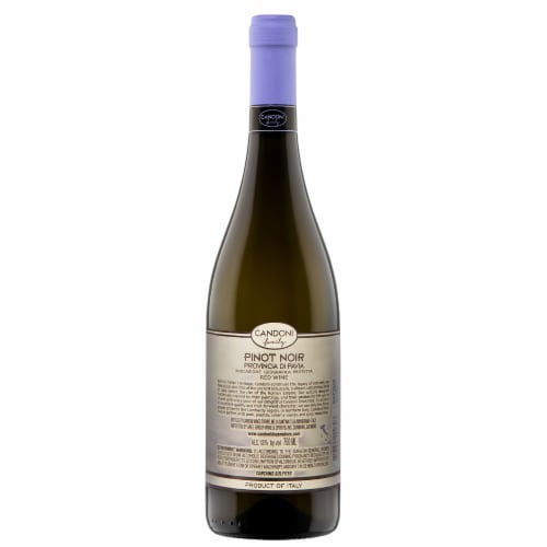 Candoni Italy Pinot Noir Wine Perspective: back