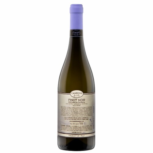 Candoni Italy Pinot Noir Wine Perspective: back