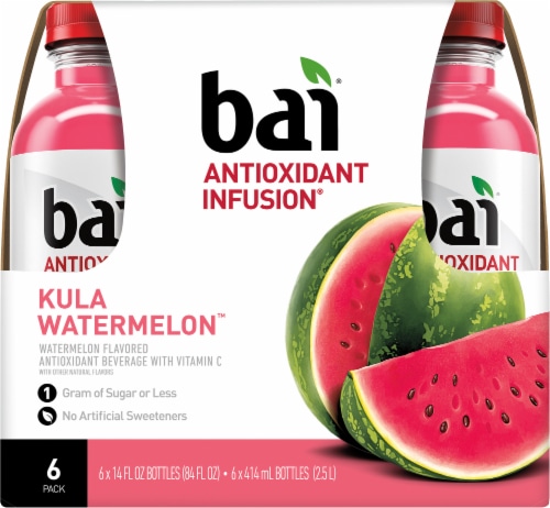 Bai® Watermelon Flavored Bottled Water Perspective: back
