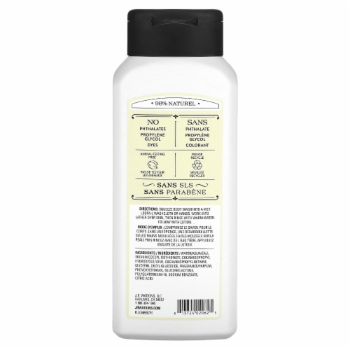 J.R. Watkins Body Wash Coconut Milk & Honey Perspective: back