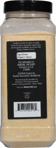 Watkins Organic Garlic Powder Perspective: back