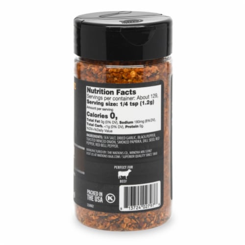 Yellowstone Cattleman Steak Seasoning and Rub Perspective: back