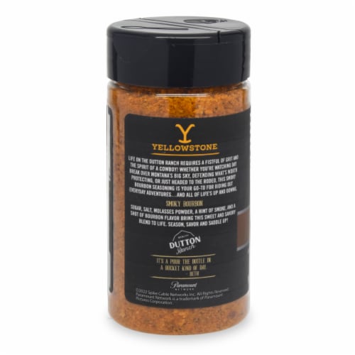 Yellowstone Smoky Bourbon Seasoning and Rub Perspective: back