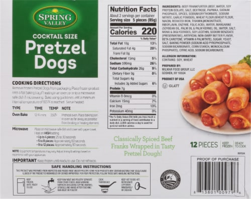 Spring Valley Pretzel Dogs Perspective: back