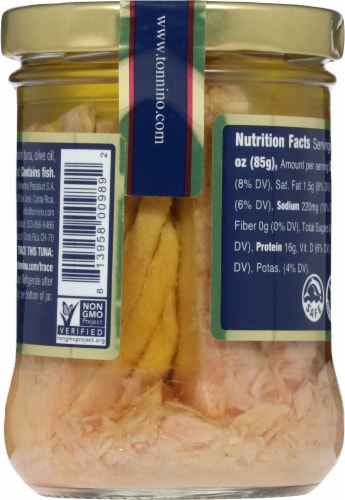 Tonnino Tuna Fillets in Olive Oil Perspective: back