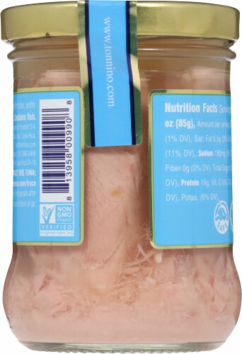 Tonnino Tuna Fillets in Spring Water Perspective: back