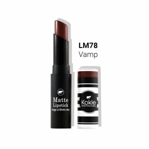 Kokie Professional Matte Lipstick Vamp Perspective: back