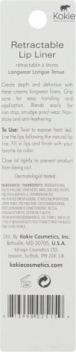 Kokie Professional 515 Warm Nude Retractable Lip Liner Pencil Perspective: back