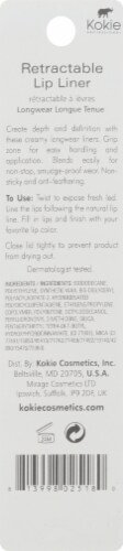 Kokie Professional Wine Retractable Lip Liner Pencil Perspective: back