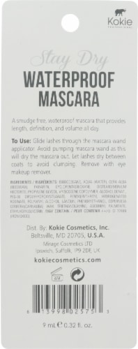 Kokie Professional Stay Dry Black Waterproof Mascara Perspective: back