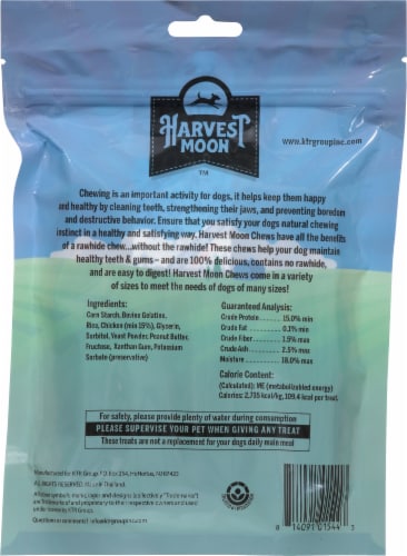 Harvest Moon Peanut Butter Puffed Twist Perspective: back