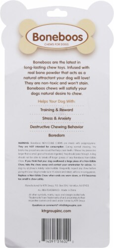 Boneboos Turkey Flavored Bone Chew Perspective: back