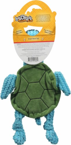 Lots O' Knots Turtle Dog Toy Perspective: back