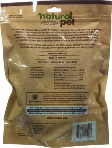 Natural Pet Collagen Donut Perspective: back