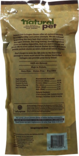 Natural Pet Collagen Rolls Perspective: back