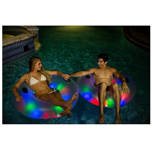 Pool Candy Jumbo Illuminated Water Tube Perspective: back