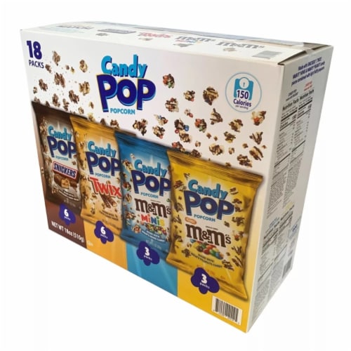 Candy Pop® Popcorn Variety Pack Perspective: back