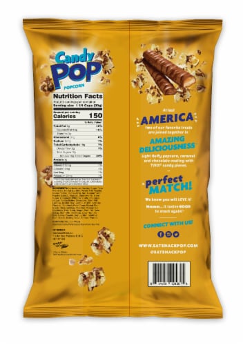 Candy Pop® Twix® Candy Coated Popcorn Perspective: back