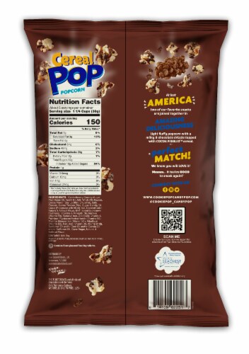 Post Cereal Pop Cocoa Pebbles Popcorn Perspective: back