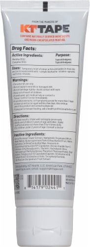 KT Recovery+® Pain Relief Gel Perspective: back