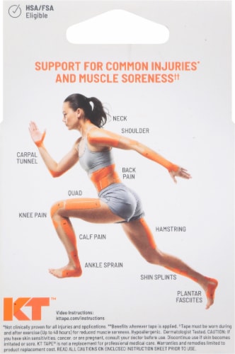 KT™ Tape Pro Oxygen™ Strips Perspective: back
