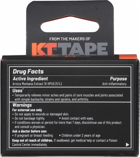 KT™ Health Activate™ Magnesium Cream + Arnica Perspective: back