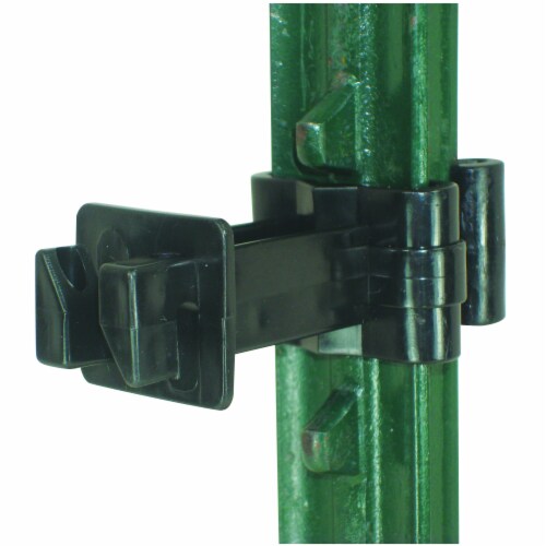 Field Guardian Black T-Post W-Style Polywire Insulator (25-Pack)