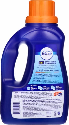 Febreze Liquid Laundry Stain & Odor Eliminator Perspective: back