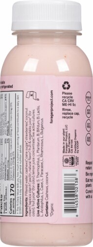 Forager® Project Organci Dairy-Free Strawberry Probiotic Cashewmilk Yogurt Perspective: back