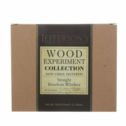 Jefferson's Wood Experiment Whiskey Boxed Set Perspective: back