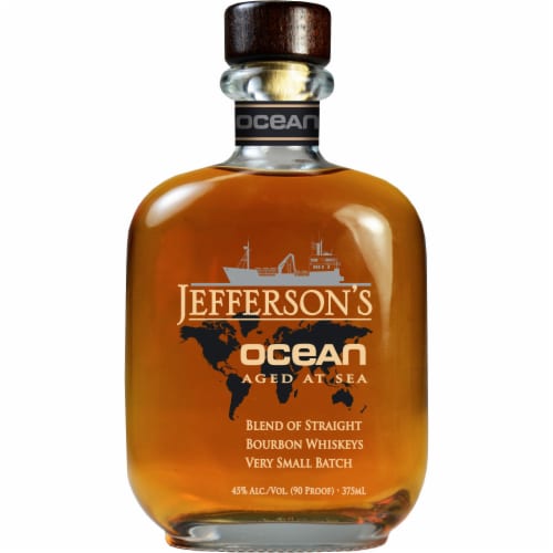 Jefferson's Ocean Aged at Sea Very Small Batch Kentucky Straight Bourbon Whiskey Perspective: back