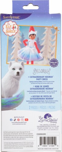 Santaverse™ The Elf on the Shelf® Claus Couture Collection® Extraordinary Noorah™ Party Dress Perspective: back
