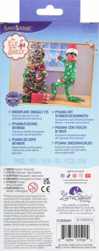 Santaverse™The Elf on the Shelf® Claus Couture Collection® Snowflake Snuggle PJs Perspective: back