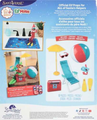 The Elf on the Shelf- Polar Props Beach Set Perspective: back