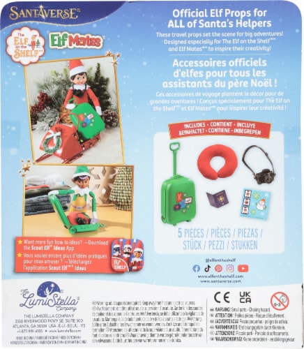 The Elf on the Shelf® Polar Props™ Travel Set Perspective: back