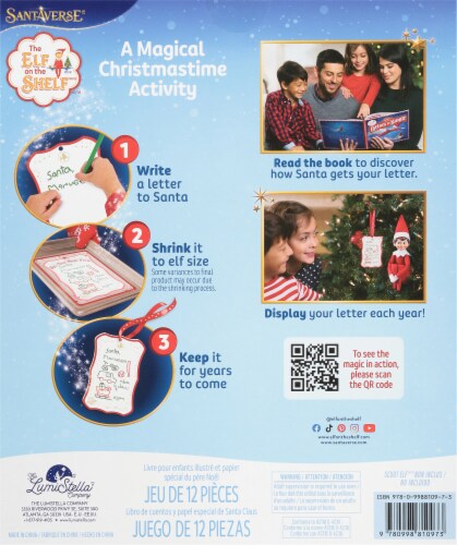 The Elf on the Shelf®  Scout Elf Express Delivers Letters to Santa® Mini Perspective: back
