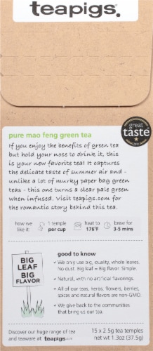 Teapigs® Mao Feng Green Tea Case Perspective: back