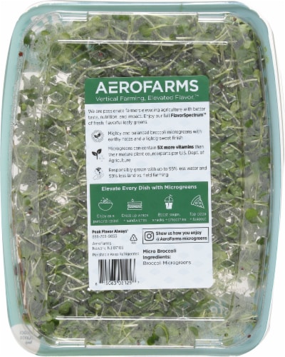 AeroFarms Micro Broccoli Perspective: back