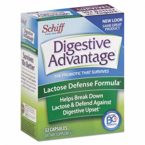 Digestive Advantage Daily Probiotics + Lactose Support Capsules Perspective: back