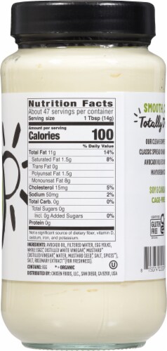 Chosen Foods® Avocado Oil Mayo Perspective: back